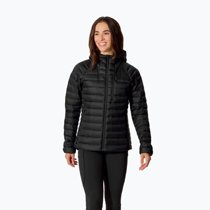 Kurtka puchowa damska Rab Microlight Alpine Hoody black