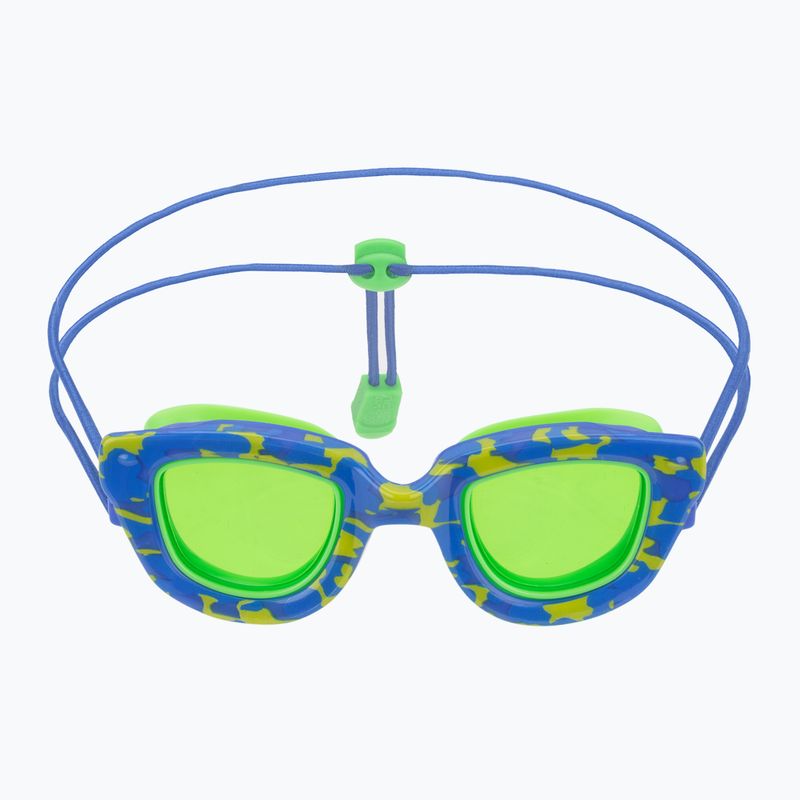 Okulary do pływania dziecięce Speedo Sunny G Pop Seasiders Print speedo blue camo/jello green 2