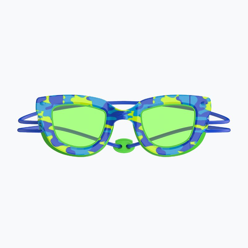 Okulary do pływania dziecięce Speedo Sunny G Pop Seasiders Print speedo blue camo/jello green 2