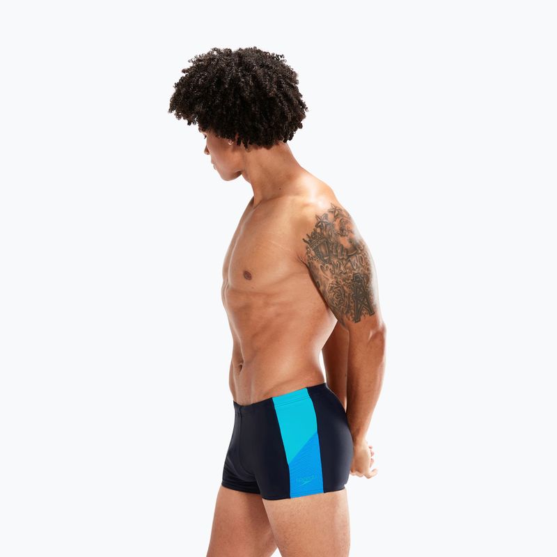 Bokserki kąpielowe męskie Speedo Dive true navy/bondi blue/aquarium 6