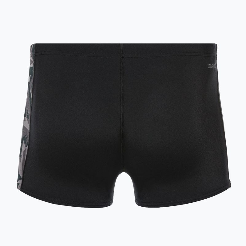 Bokserki pływackie męskie Speedo HyperBoom Panel Aquashort black/oxid grey 2