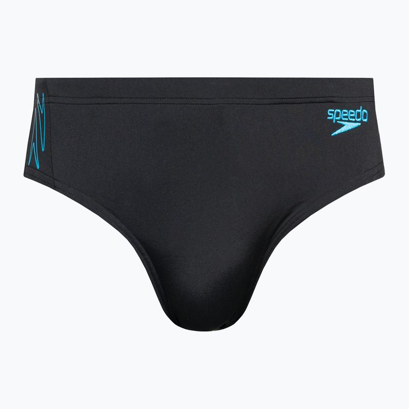 Slipy pływackie męskie Speedo Hyper Boom Splice black/bolt