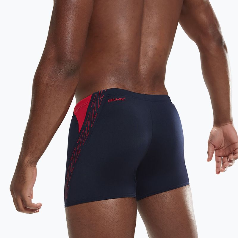 Bokserki kąpielowe męskie Speedo Hyper Boom Splice true navy/fed red 6
