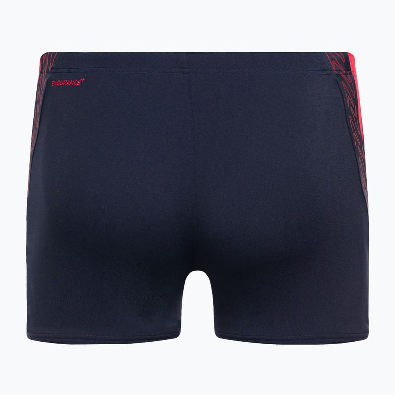 Bokserki kąpielowe męskie Speedo Hyper Boom Splice true navy/fed red 2