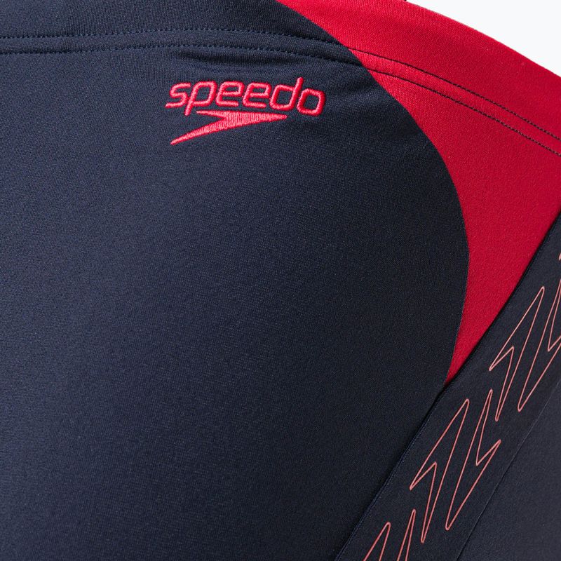 Bokserki kąpielowe męskie Speedo Hyper Boom Splice true navy/fed red 3