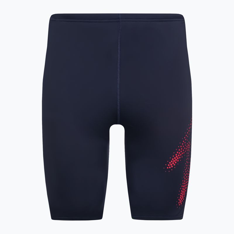 Jammery pływackie męskie Speedo HyperBoom Placement Jammer true navy/fed red