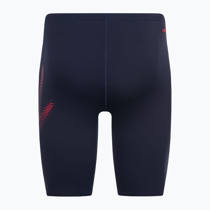 Jammery pływackie męskie Speedo HyperBoom Placement Jammer true navy/fed red 2