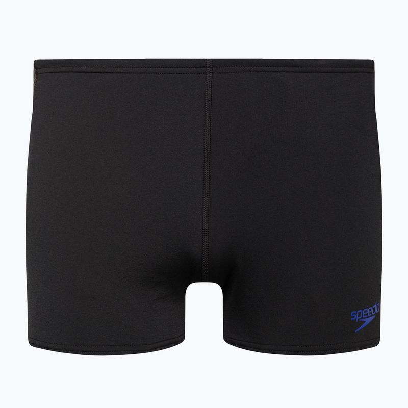 Bokserki kąpielowe męskie Speedo Tech Panel Aquashort black/chroma blue/spritz