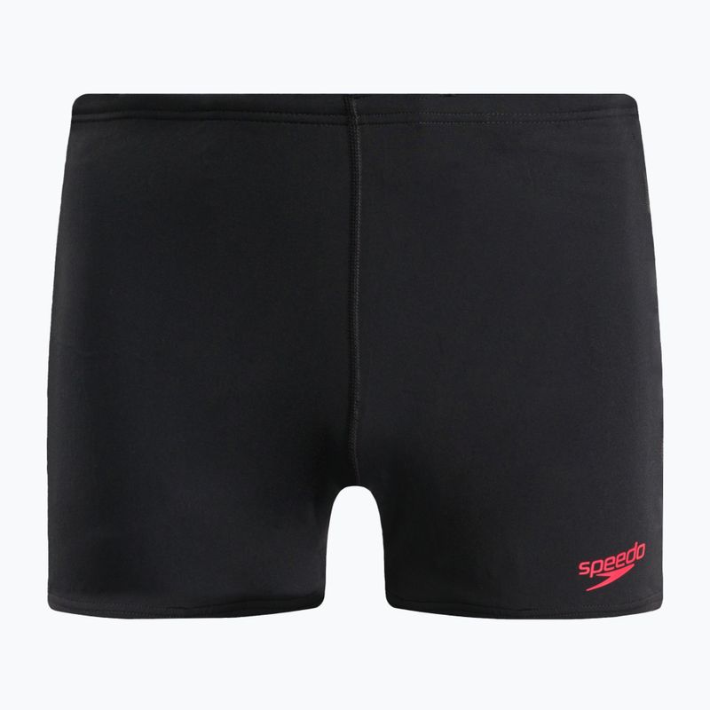 Bokserki kąpielowe męskie Speedo Tech Panel Aquashort black/fed red/white