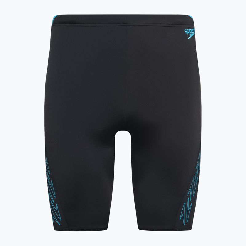 Jammery pływackie męskie Speedo Hyper Boom Splice black/bolt