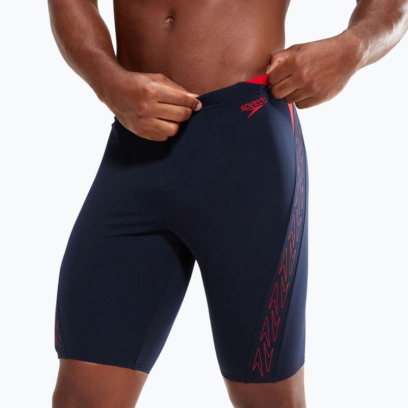 Jammery pływackie męskie Speedo Hyper Boom Splice true navy/fed red 5