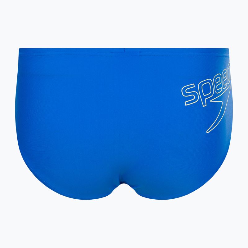Slipy pływackie dziecięce Speedo Logo bondi blue/spritz 3