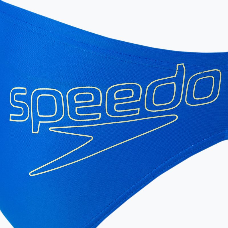 Slipy pływackie dziecięce Speedo Logo bondi blue/spritz 4