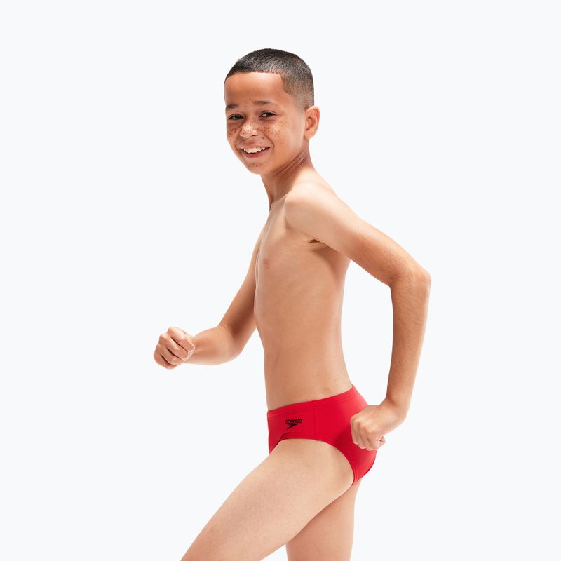 Slipy pływackie dziecięce Speedo Logo fed red/black 5