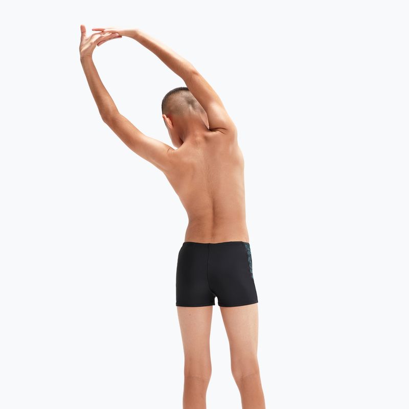 Bokserki kąpielowe dziecięce Speedo HyperBoom Splice Aquashort black/bolt 7