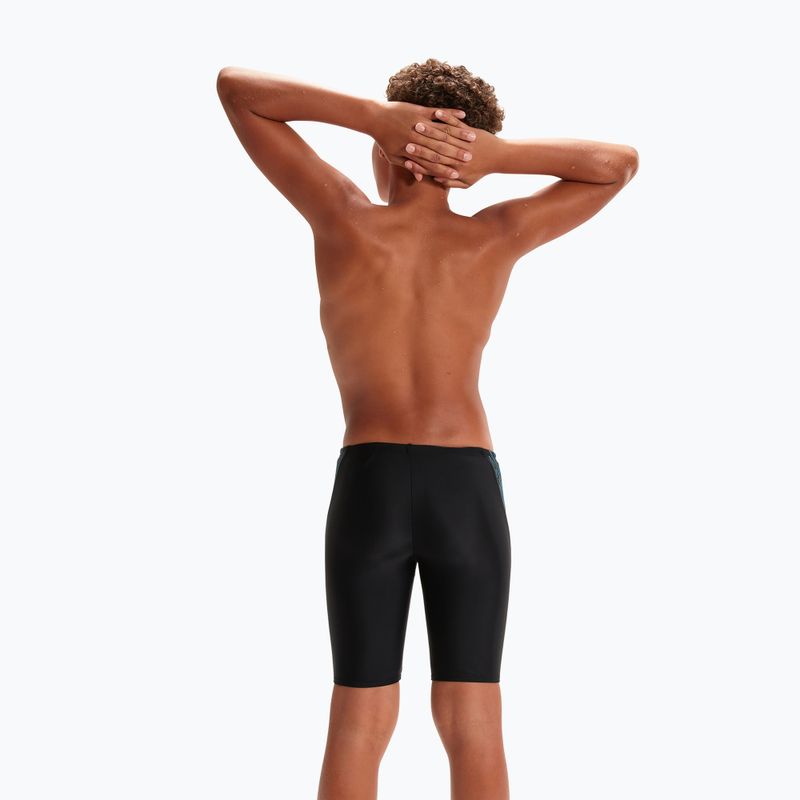 Jammery pływackie dziecięce Speedo HyperBoom Splice Jammer black/bolt 7
