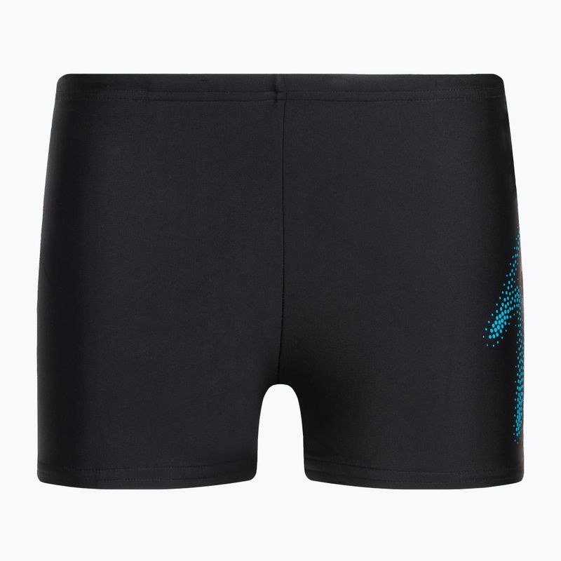 Bokserki pływackie dziecięce Speedo Hyper Boom Logo Placement black/bolt