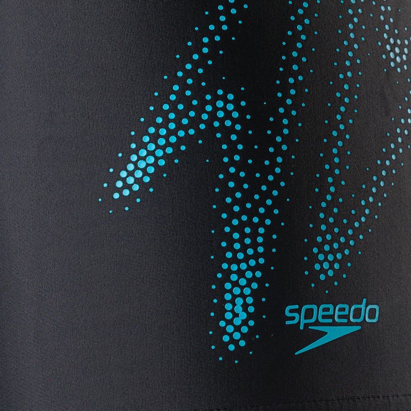 Bokserki pływackie dziecięce Speedo Hyper Boom Logo Placement black/bolt 3