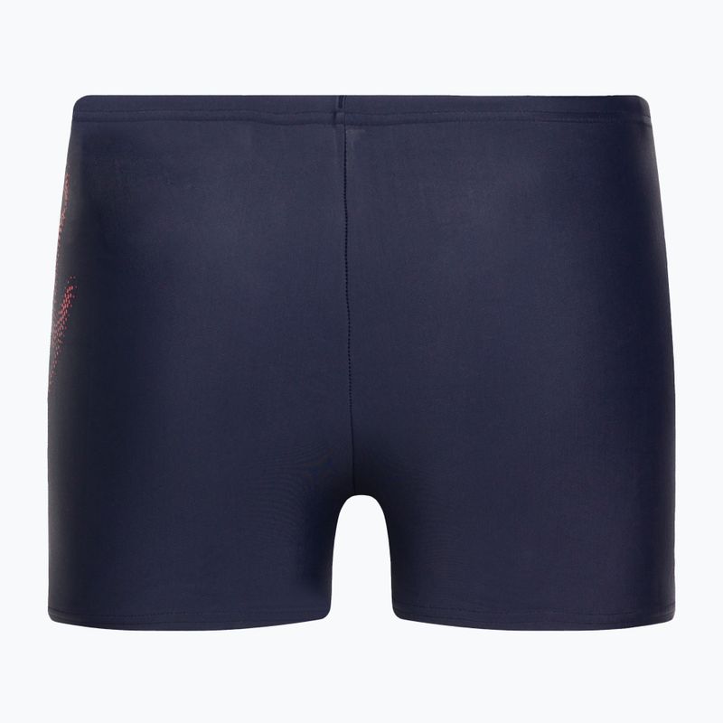 Bokserki pływackie dziecięce Speedo Hyper Boom Logo Placement true navy/fed red 2