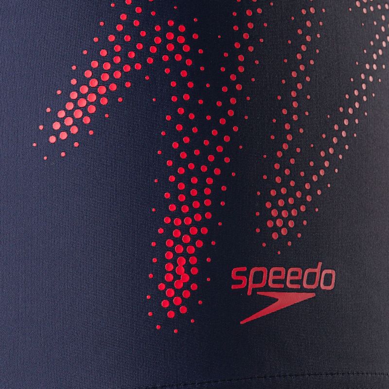 Bokserki pływackie dziecięce Speedo Hyper Boom Logo Placement true navy/fed red 3