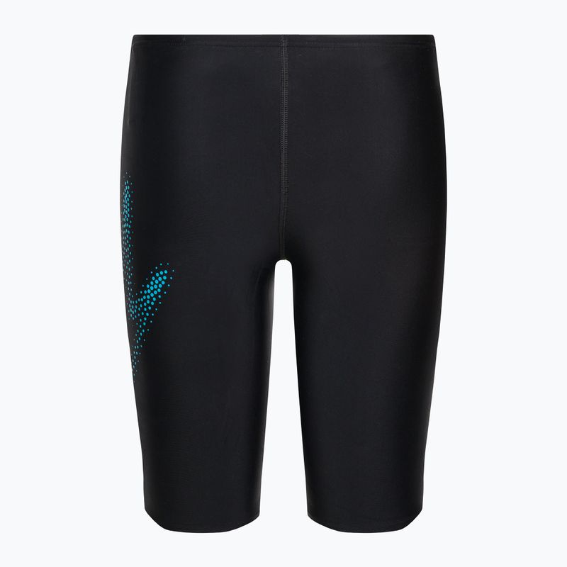 Jammery pływackie dziecięce Speedo Hyper Boom Logo Placement black/bolt 2