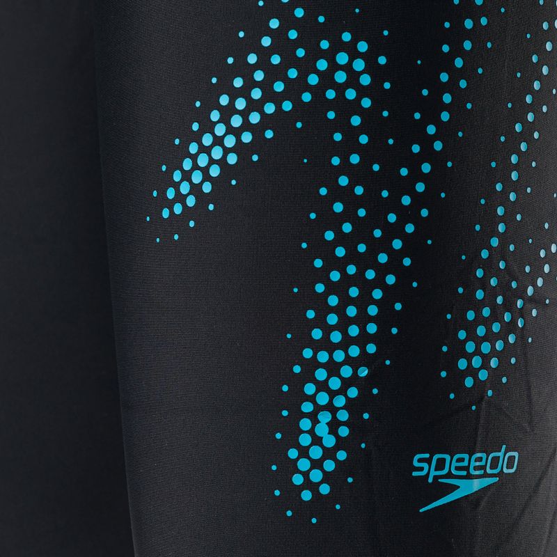 Jammery pływackie dziecięce Speedo Hyper Boom Logo Placement black/bolt 3