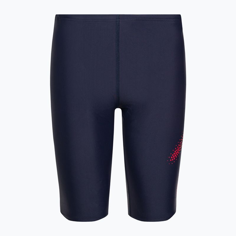 Jammery pływackie dziecięce Speedo Hyper Boom Logo Placement true navy/fed red