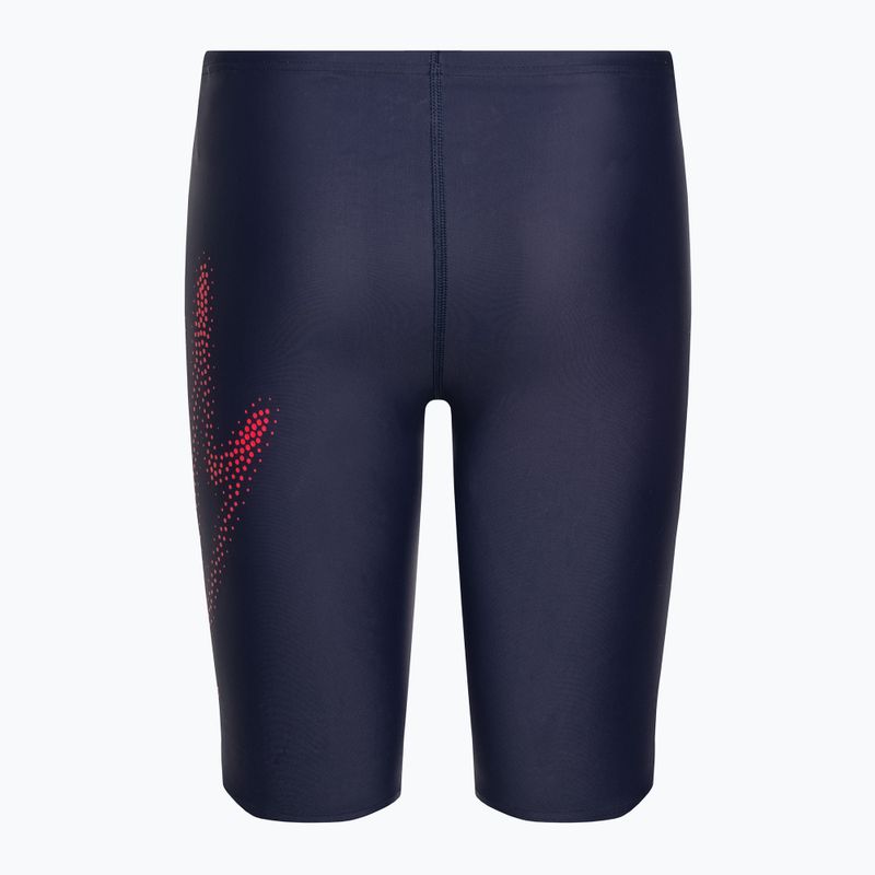 Jammery pływackie dziecięce Speedo Hyper Boom Logo Placement true navy/fed red 2