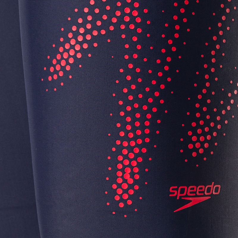 Jammery pływackie dziecięce Speedo Hyper Boom Logo Placement true navy/fed red 3