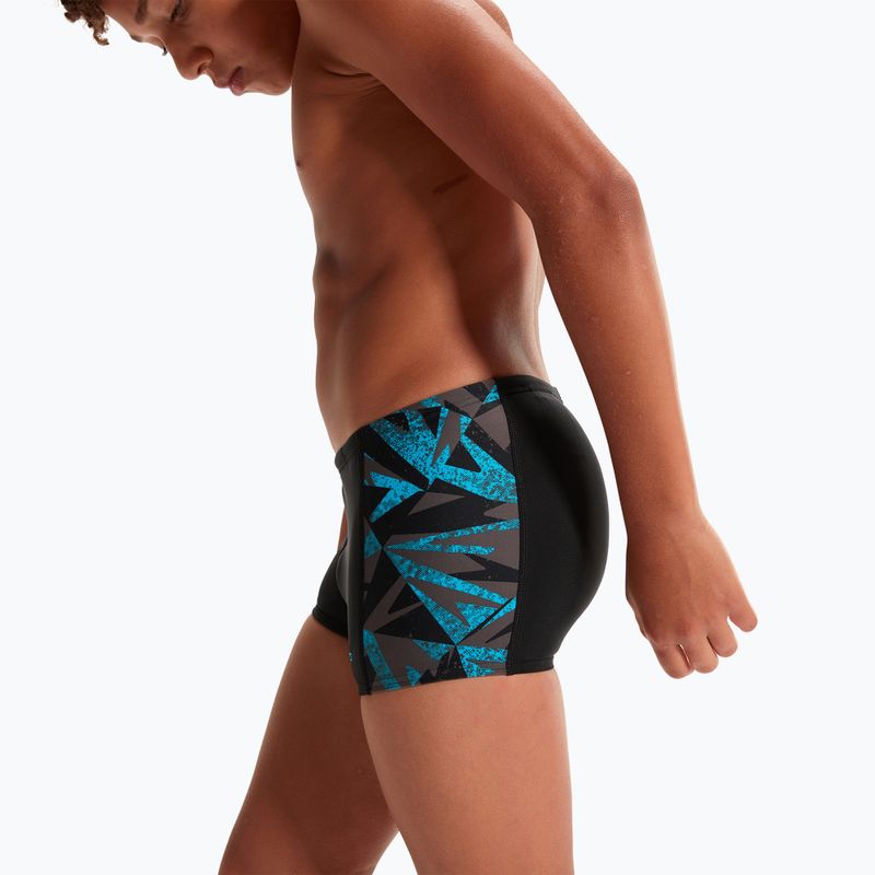 Bokserki kąpielowe dziecięce Speedo HyperBoom Placement black/bolt/dove grey 7