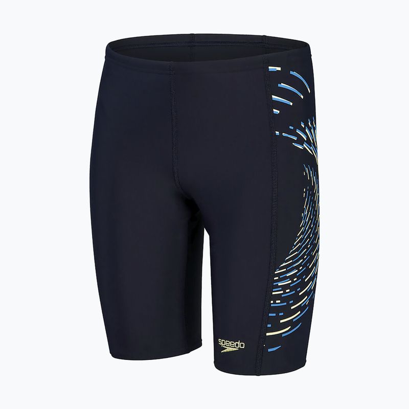 Jammery pływackie dziecięce Speedo Plastisol Placement Jammer true navy/bondi blue/spritz 4