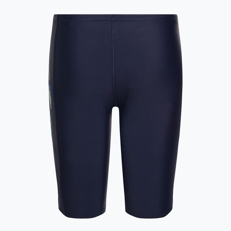 Jammery pływackie dziecięce Speedo Plastisol Placement Jammer true navy/bondi blue/spritz 3