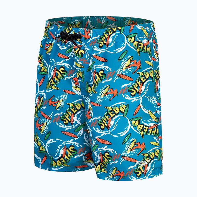 Szorty kąpielowe dziecięce Speedo Printed 15" bolt/bright yellow/salso/lawn