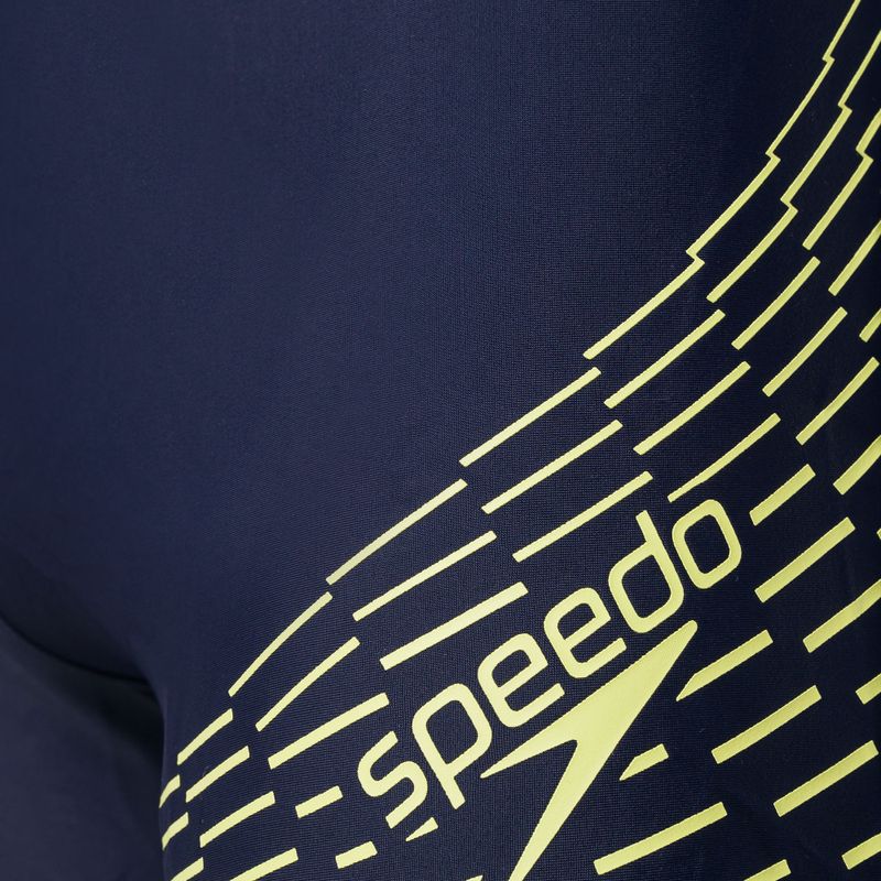 Bokserki kąpielowe męskie Speedo Medley Logo Aquashort true navy/spritz 3