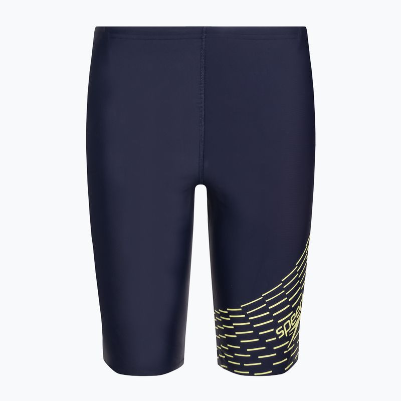 Jammery pływackie dziecięce Speedo Medley Logo Jammer true navy/spritz