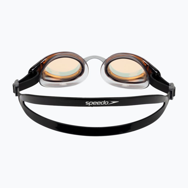 Okulary do pływania Speedo Mariner Pro Mirror black/smoke/fire gold 5