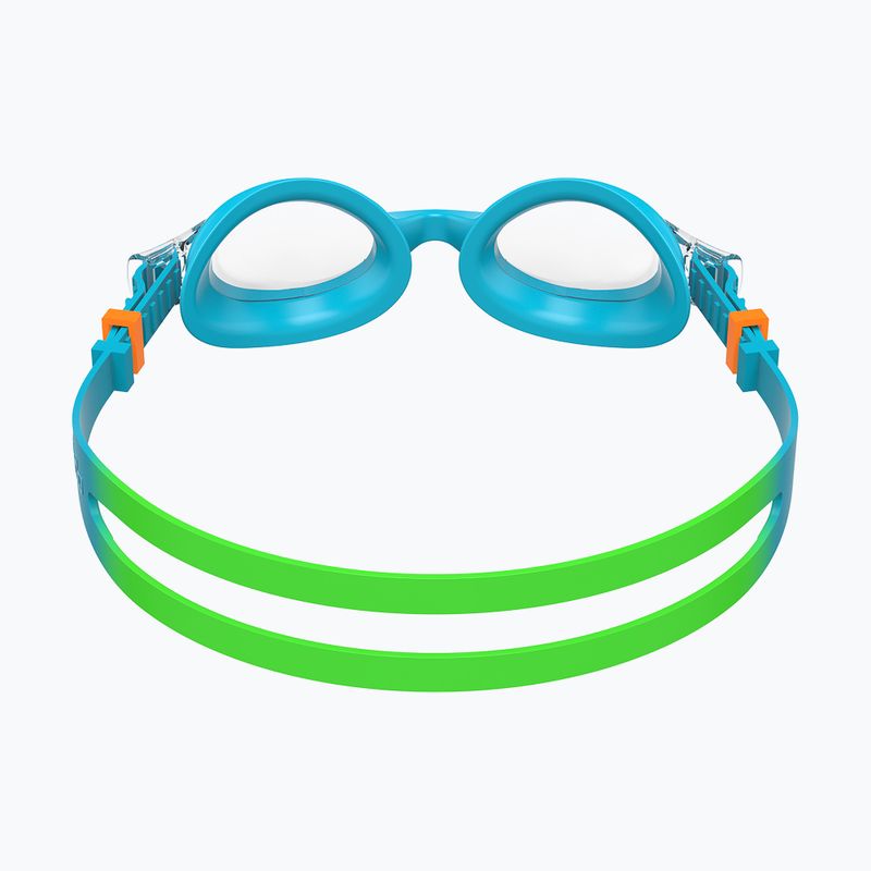 Okulary do pływania dziecięce Speedo Skoogle Infant azure blue/fluo green/fluo orange/clear 8