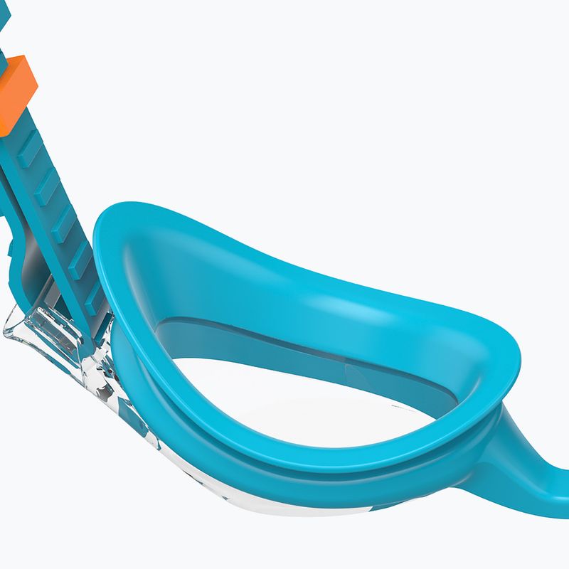 Okulary do pływania dziecięce Speedo Skoogle Infant azure blue/fluo green/fluo orange/clear 9