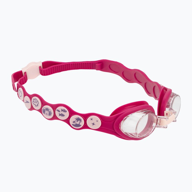 Okulary do pływania dziecięce Speedo Spot blossom/electric pink/clear
