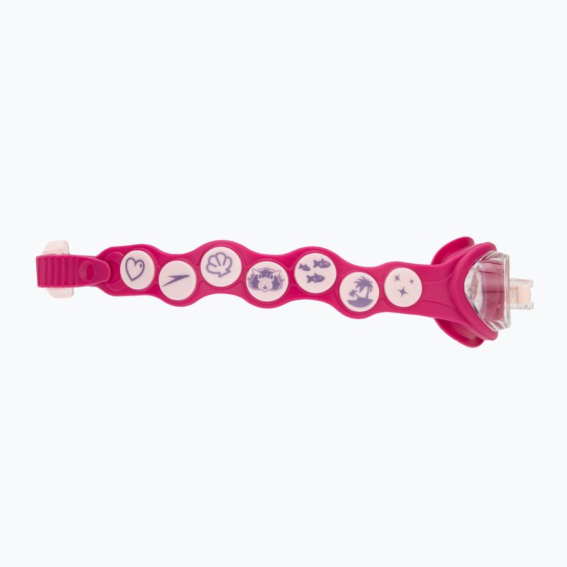 Okulary do pływania dziecięce Speedo Spot blossom/electric pink/clear 3