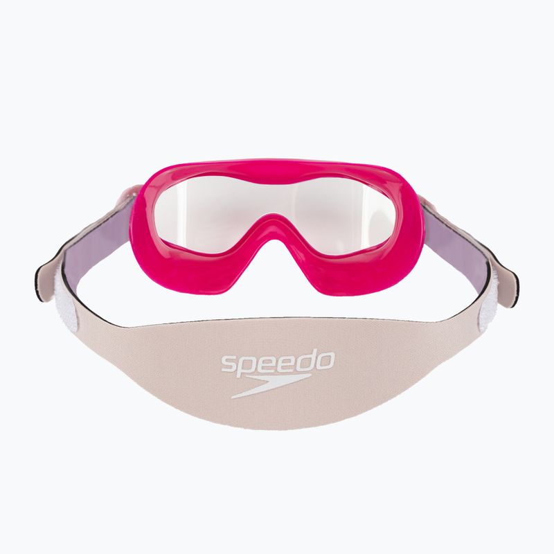 Maska do pływania dziecięca Speedo Biofuse Mask Infant electric pink/miami lilac/blossom/clear 5