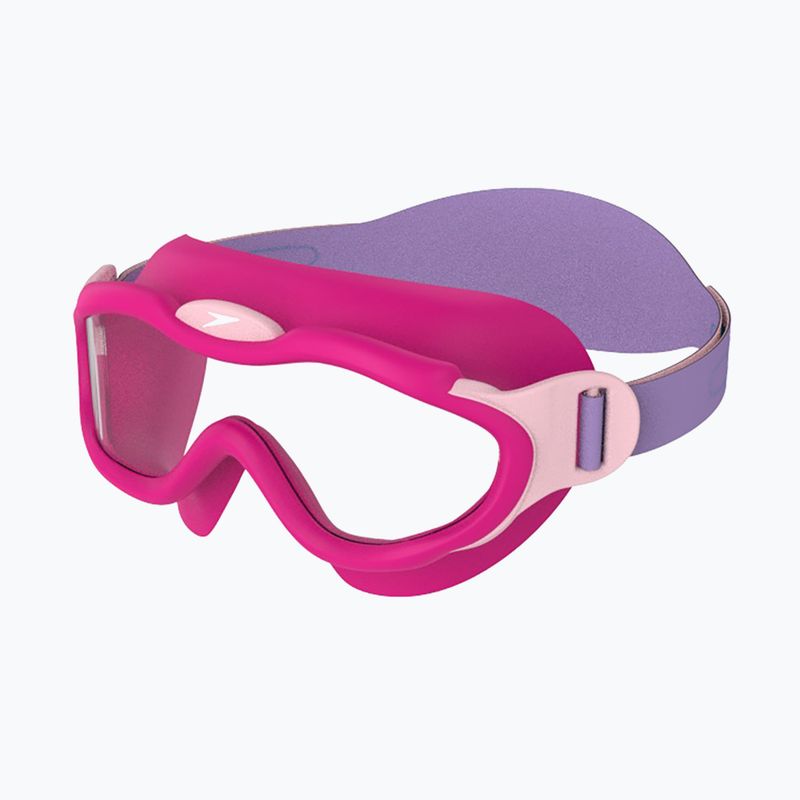 Maska do pływania dziecięca Speedo Sea Squad Mask electric pink/miami lilac/blossom/clear 6