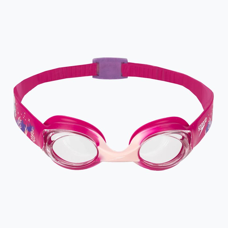 Okulary do pływania dziecięce Speedo Illusion blossom/electric pink/clear 2