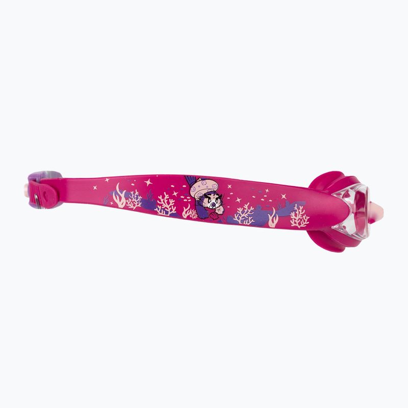 Okulary do pływania dziecięce Speedo Illusion blossom/electric pink/clear 3