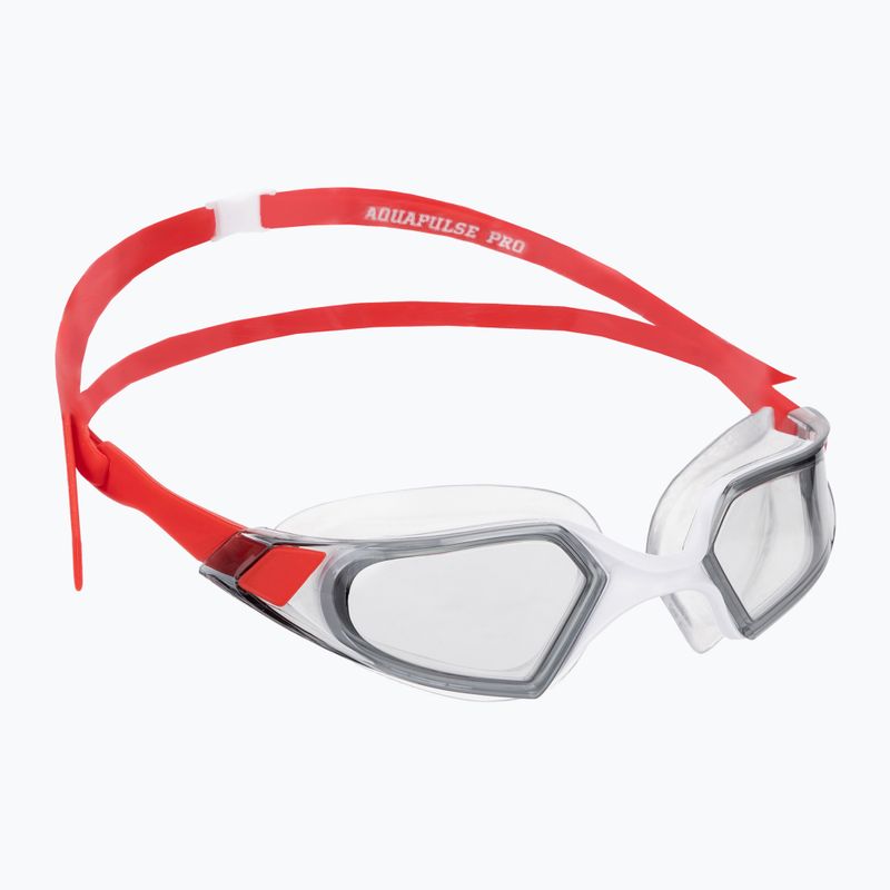 Okulary do pływania Speedo Aquapulse Pro fed red/white/light smoke