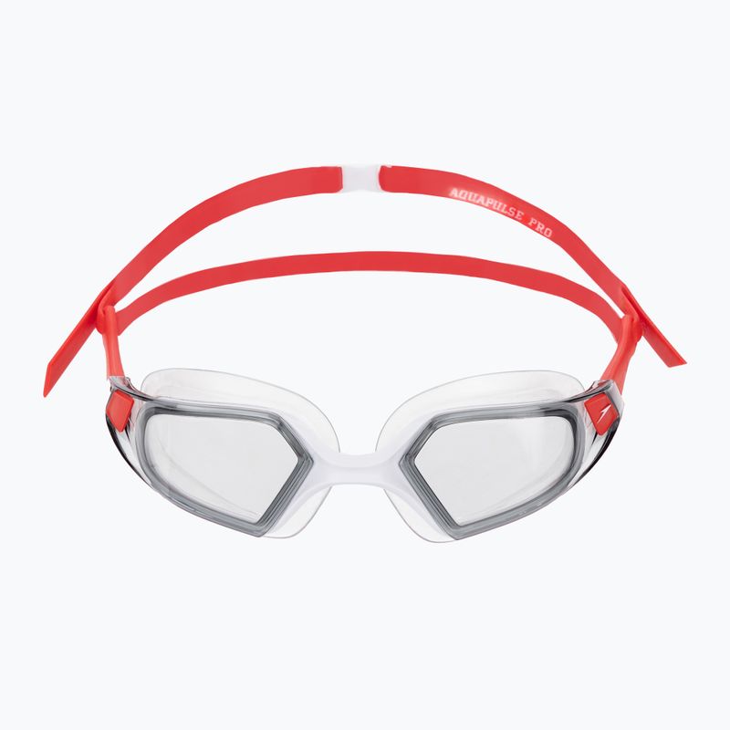Okulary do pływania Speedo Aquapulse Pro fed red/white/light smoke 2