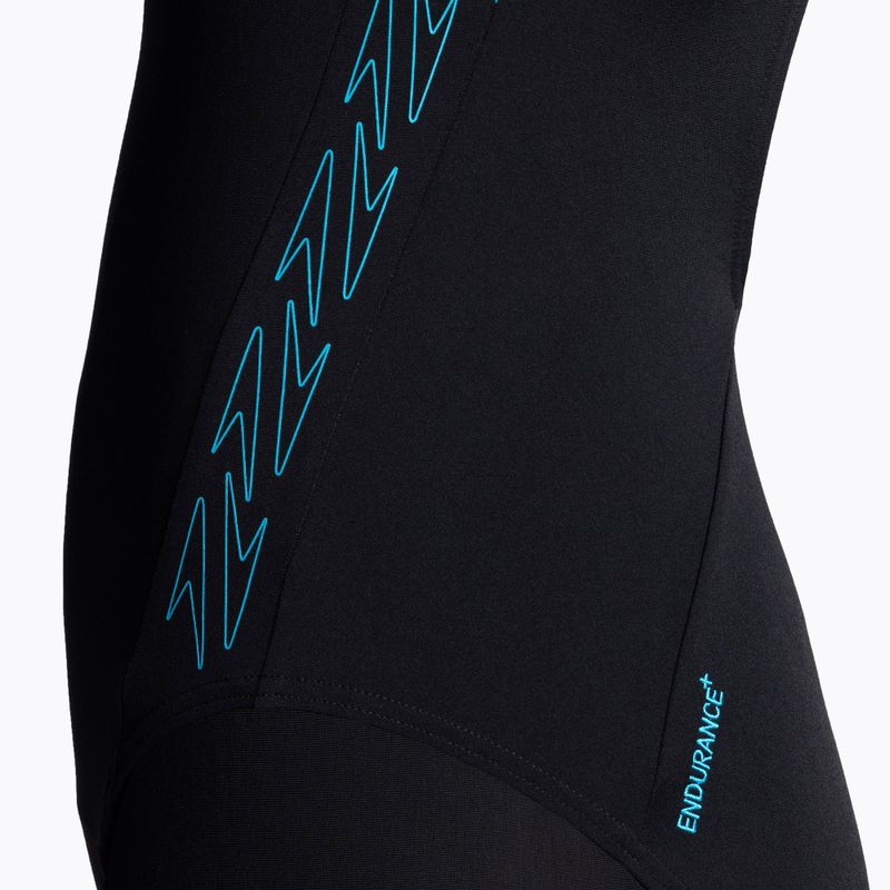 Strój pływacki jednoczęściowy damski Speedo HyperBoom Splice Flyback black/bolt/dove grey 3