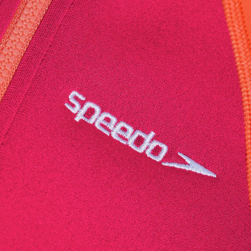 Strój pływacki jednoczęściowy dziecięcy Speedo Learn To Swim Neoprene cherry pink/coral 2