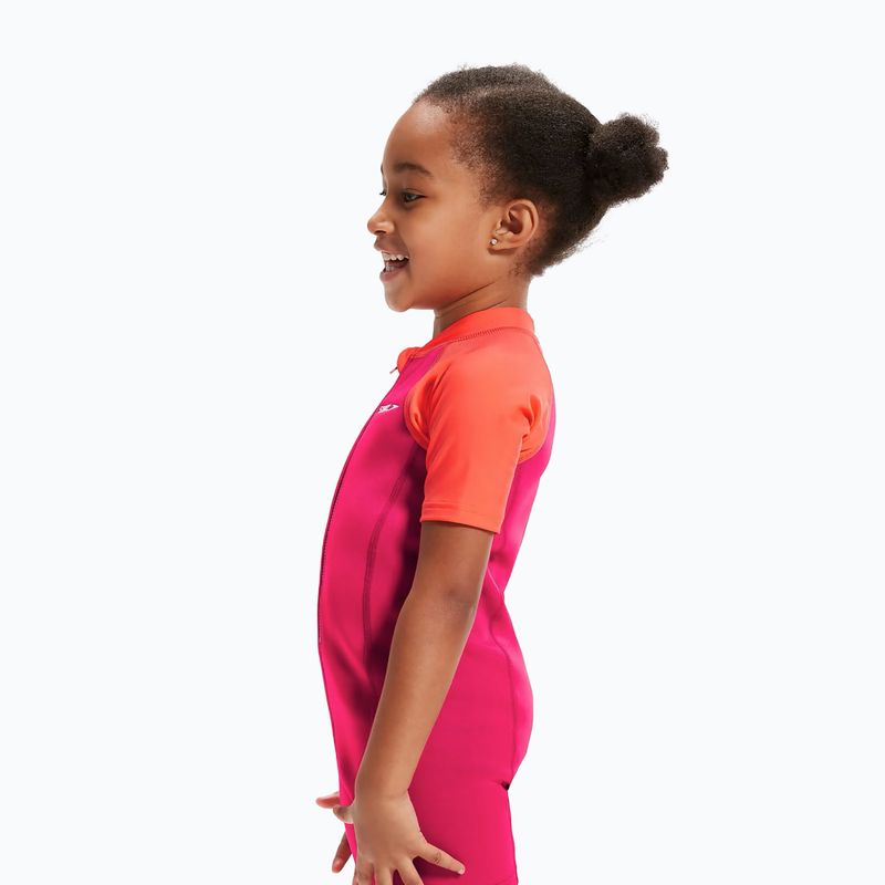 Pianka do pływania dziecięca Speedo Learn To Swim Neoprene cherry pink/coral 6