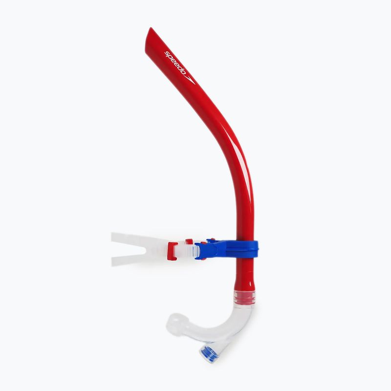 Rurka czołowa do pływania Speedo Centre fed red/blue flame